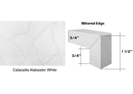 Calacatta Alabaster White Quartz Countertop