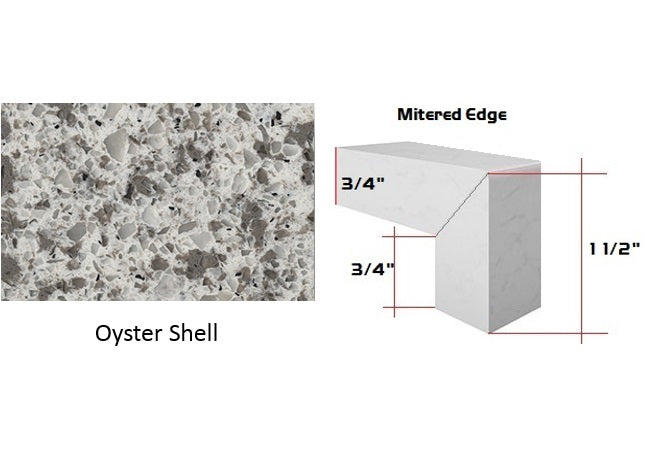 Oyster Shell Quartz Countertop